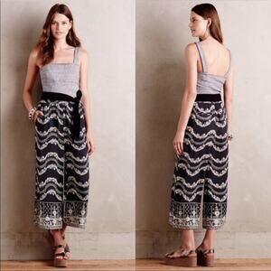 ANTHROPOLOGIE Lilka Maple Lane Crop Jumpsuit Size S